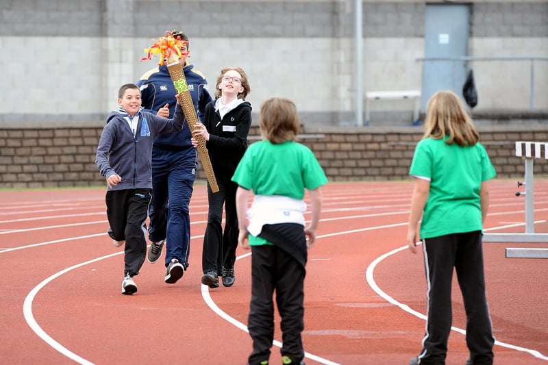 The event at Grangemouth Stadium was organised by the then Falkirk Community Trust.