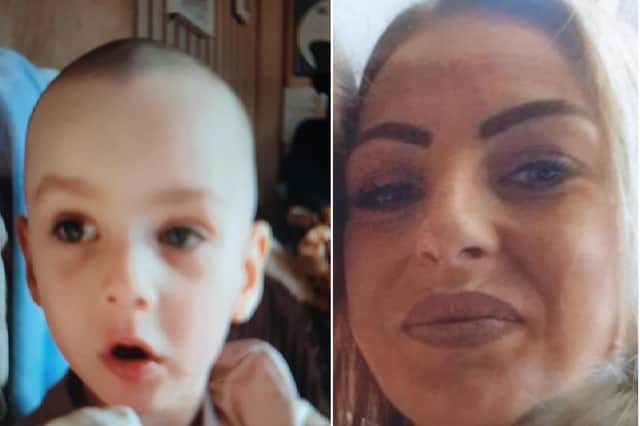 Heather Fraser and her son Jack Meldrum (3) have been traced safe and well