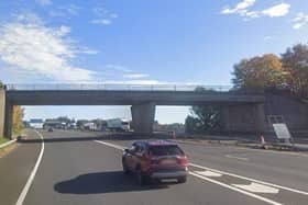 The M9 will be closed southbound overnight for five nights between junctions 9 and 8 from July 18. Pic: Contributed