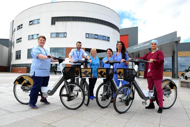 The launch of Forth Bikes, Scotland’s largest e-bike scheme took place in June 2019 at Forth Valley Royal Hospital in Larbert