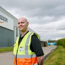 Callum Barker has worked at the Amazon fulfilment centre in Dunfermline since it opened in 2011