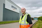 Callum Barker has worked at the Amazon fulfilment centre in Dunfermline since it opened in 2011
