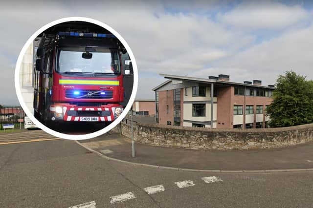 Firefighters raced to Graeme High School.