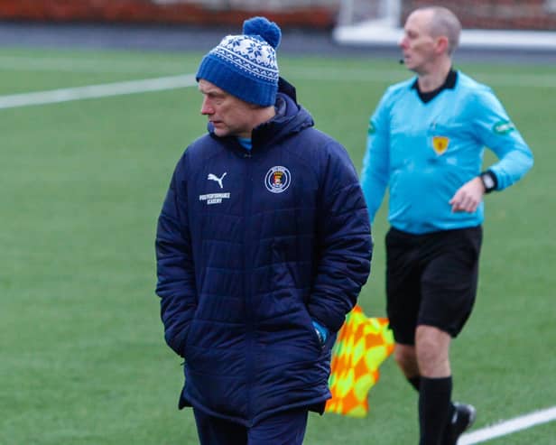 Bo'ness United manager Max Christie (Pic Scott Louden)