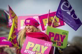 Teachers are set to walk out on strike again in the new year.  Picture: Lisa Ferguson