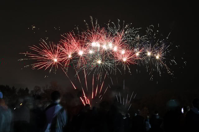 The annual fireworks display took place in Callendar Park on Tuesday evening.  (Pics: Michael Gillen)