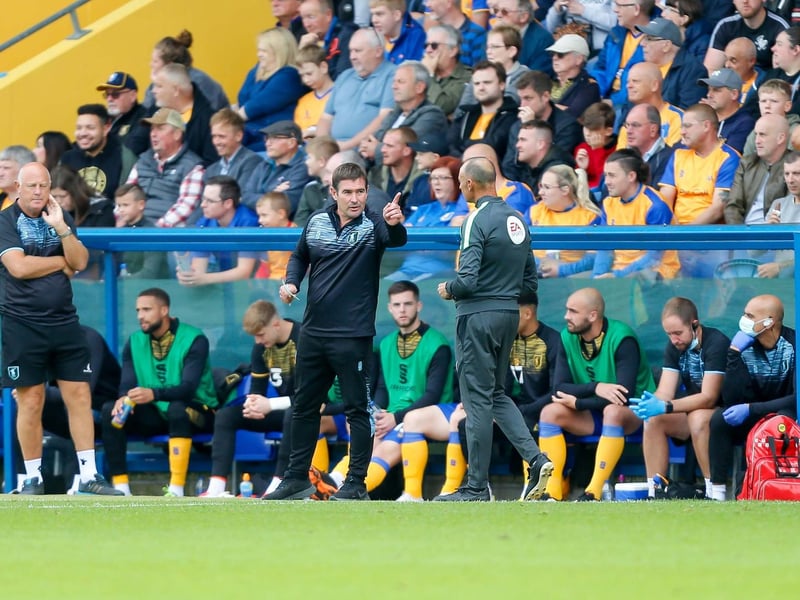 Mansfield Town manager Nigel Clough.