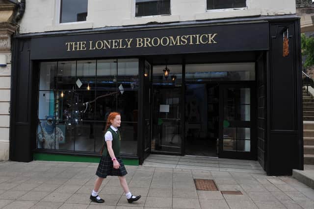 The Lonely Broomstick, which opened in August last year, has been named the Best Gift Shop in the national final of Scotland's Business Awards.  Pic: Michael Gillen.