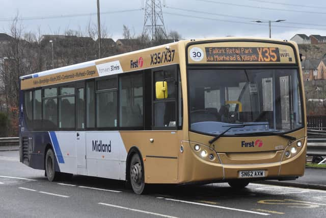 First Bus is operating services for a limited number of passengers during the coronavirus crisis