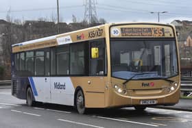 First Bus is operating services for a limited number of passengers during the coronavirus crisis