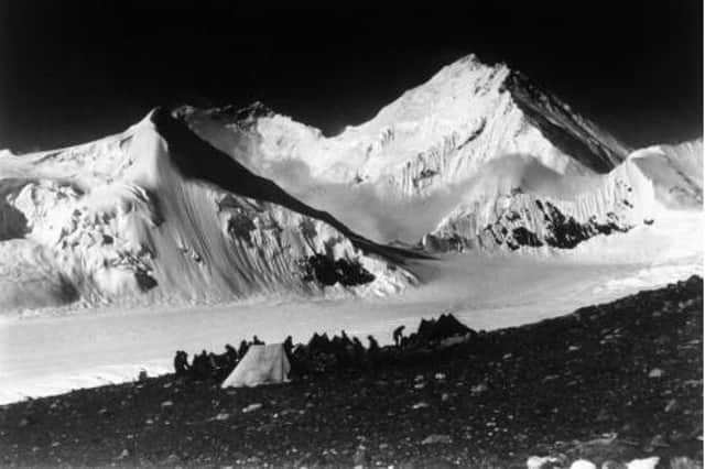 A still from The Epic of Everest (1924)