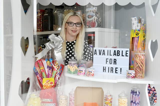 Pamela Kerr, Sheila's Sweets owner, sells an array of confectionary to suit all tastes. Picture: Michael Gillen.