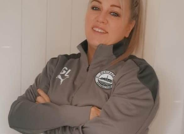 Dunipace Ladies FC manager Gillian Lynn