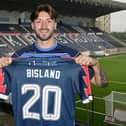 Layton Bisland will wear number 20 for the Bairns (Photo: Ian Sneddon)