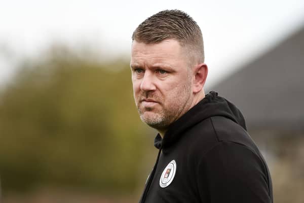 Bo'ness United boss Stuart Hunter (Photo: Alan Murray)