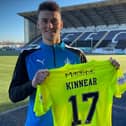 West Ham goalkeeper Brian Kinnear has joined the Bairns on loan for the remainder of the campaign (Photo: Falkirk FC's social media)