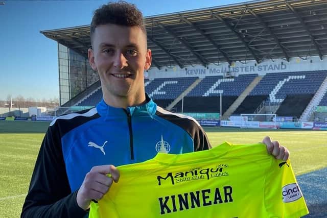 West Ham goalkeeper Brian Kinnear has joined the Bairns on loan for the remainder of the campaign (Photo: Falkirk FC's social media)