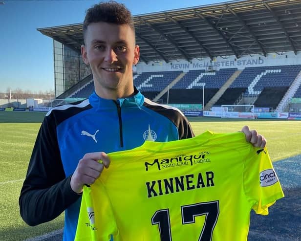 West Ham goalkeeper Brian Kinnear has joined the Bairns on loan for the remainder of the campaign (Photo: Falkirk FC's social media)