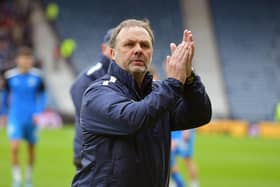 29-04-2023. Picture Michael Gillen. GLASGOW. Hampden Park. Falkirk FC v Inverness Caledonian Thistle FC. 2023 Scottish Cup semi-final. Paul Smith.