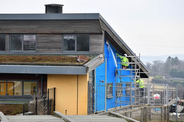 Falkirk Council says investigations into the damage continue. Pic: Michael Gillen