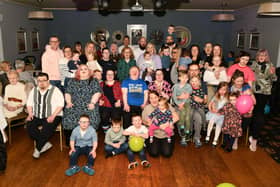 Celebration time as the Down'sSyndrome Scotland's Central Branch recently celebrated their 40th anniversary. Pic: Michael Gillen