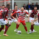 Stenhousemuir are one point ahead at the top of the League 2 table after a 1-0 victory away to Bonnyrigg Rose on Saturday afternoon (Pictures by Joe Gilhooley LRPS)