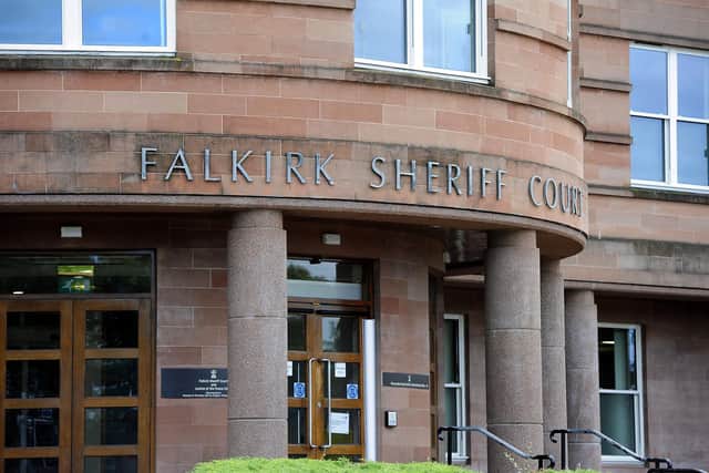 William Reid was jailed following his appearance at Falkirk Sheriff Court last Thursday. Picture: Michael Gillen.