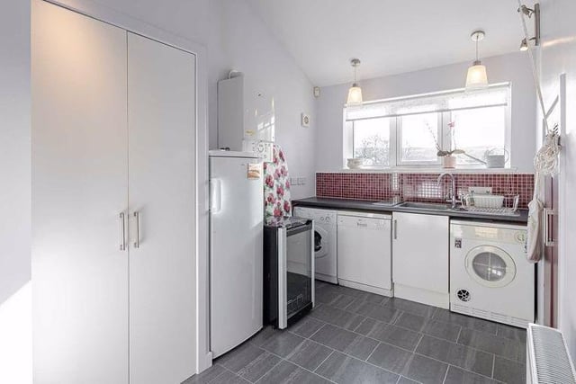 Utility room ensures all the work horses in your home are out of sight of visitors.