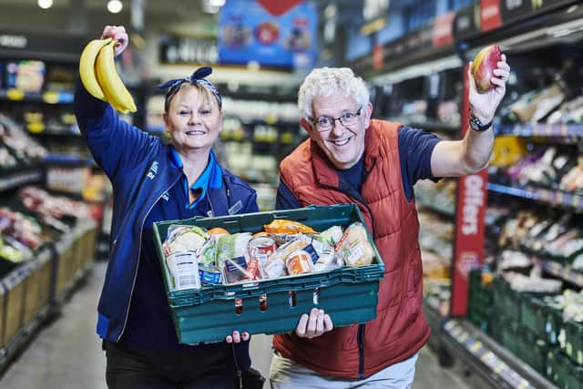 Aldi donated over 1200 meals during the Easter holiday period in central Scotland