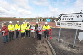 The M9 link to Winchburgh was officially opened on Thursday, April 6.