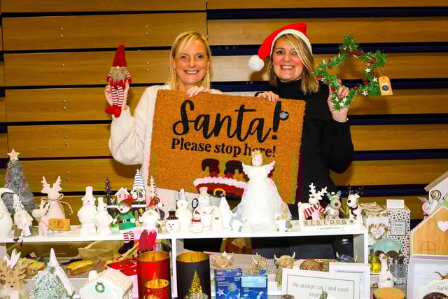 Leanne and Emma at the Mattie and Me stall.
