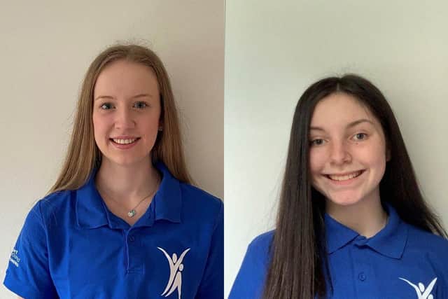 sportsscotland Young Ambassadors 2020 - Hannah Coutts (18) and Aimee Ferguson (17)