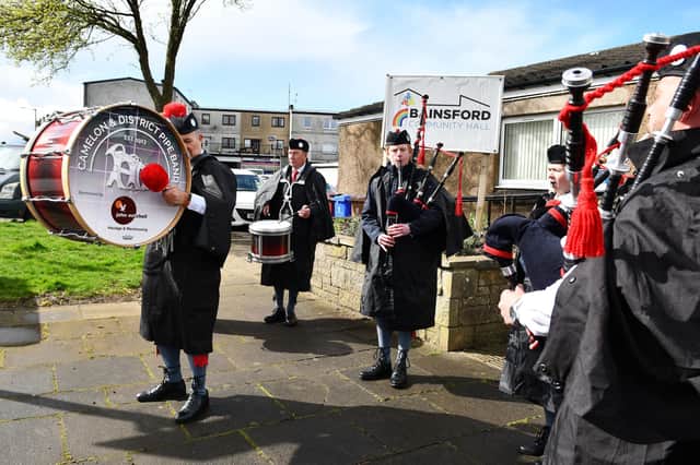 Camelon and District Pipe Band opened the day's event on Saturday.