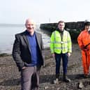 Pictured (l-r) are Councillor Paul Garner, Mitchell Murray of Falkirk Council and Allan Croll of Chemcem Scotland.