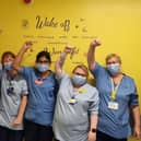 The staff of Unit 5 in Falkirk Community Hospital are in the running for a UK award
