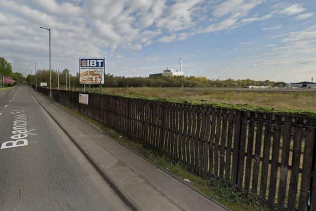 The accident occurred on this stretch of Beancross Road in Grangemouth. Pic: Google Maps