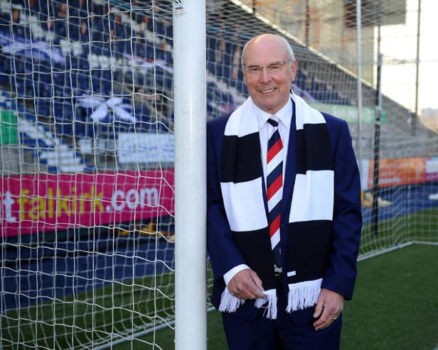 Falkirk legend Alex Totten says watching John McGlynn’s League One title-winning side has been an absolute joy due to their attacking style of play (Photo: Michael Gillen)