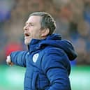New Stenny boss Gary Naysmith pictured at the Falkirk Stadium as Queen of the South manager (Photo: Michael Gillen)