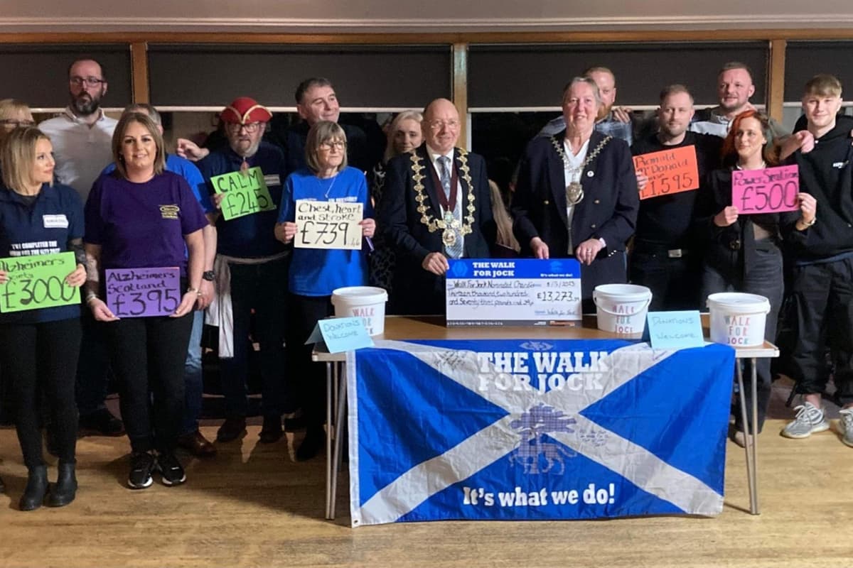 The Walk for Jock committee has held its first presentation ceremony for charities