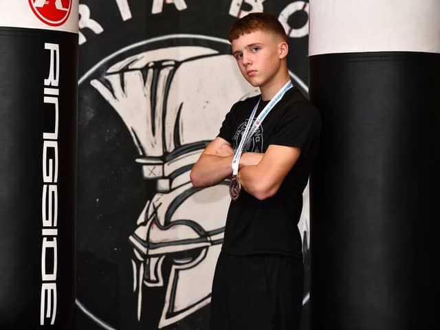 Sparta Boxing Club’s Thomas O’Reilly has earned a place on the shortlist for JATV’s Scottish Junior Boxer of the Year Award after another medal-laden 12 months (Photo: Michael Gillen)