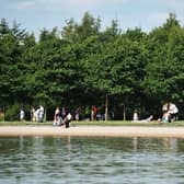 Falkirk council is warning people to stay out of the Helix lagoon