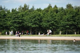 Falkirk council is warning people to stay out of the Helix lagoon