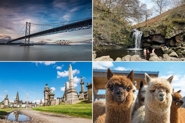 Some of the amazing experiences within an hour's drive of Falkirk.