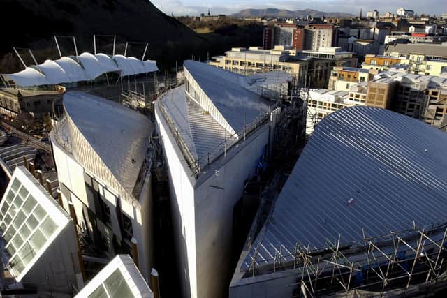 Scottish Parliament in Edinburgh