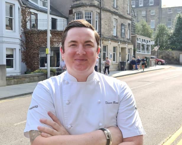 Banks outside 1 Golf Place in St Andrews which he is crowdfunding to to re-open as Haar.
