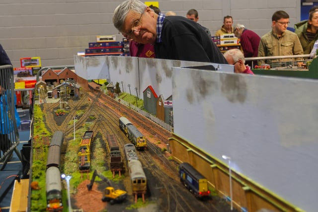 The hard work of exhibitors in creating their layouts could be seen by visitors attending the two-day event.