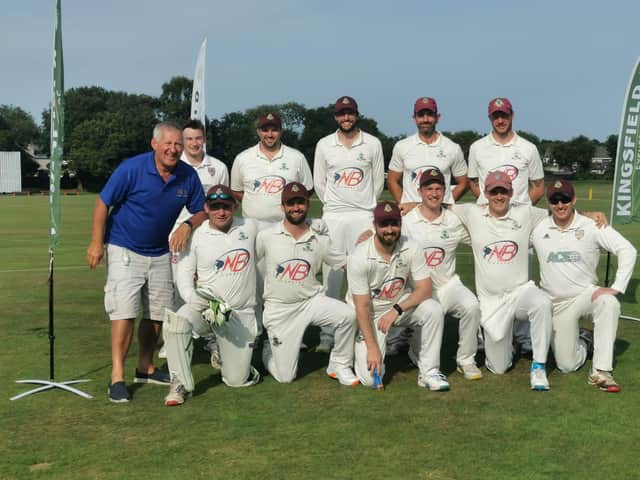 Linlithgow Cricket Club's triumphant squad members have been celebrating winning the league (Submitted pic)