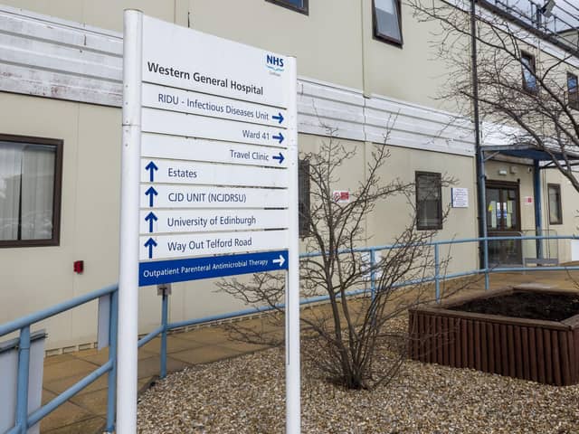 The patient was told to call NHS 24 when they presented at Western General Hospital in pain