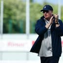 Falkirk boss John McGlynn at the end of the game against Peterhead last weekend (Photo: Michael Gillen)