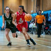 Falkirk Fury’s senior women captain Shannon Flippard in action previously against table-toppers Edinburgh University (Stock photo: Gary Smith)